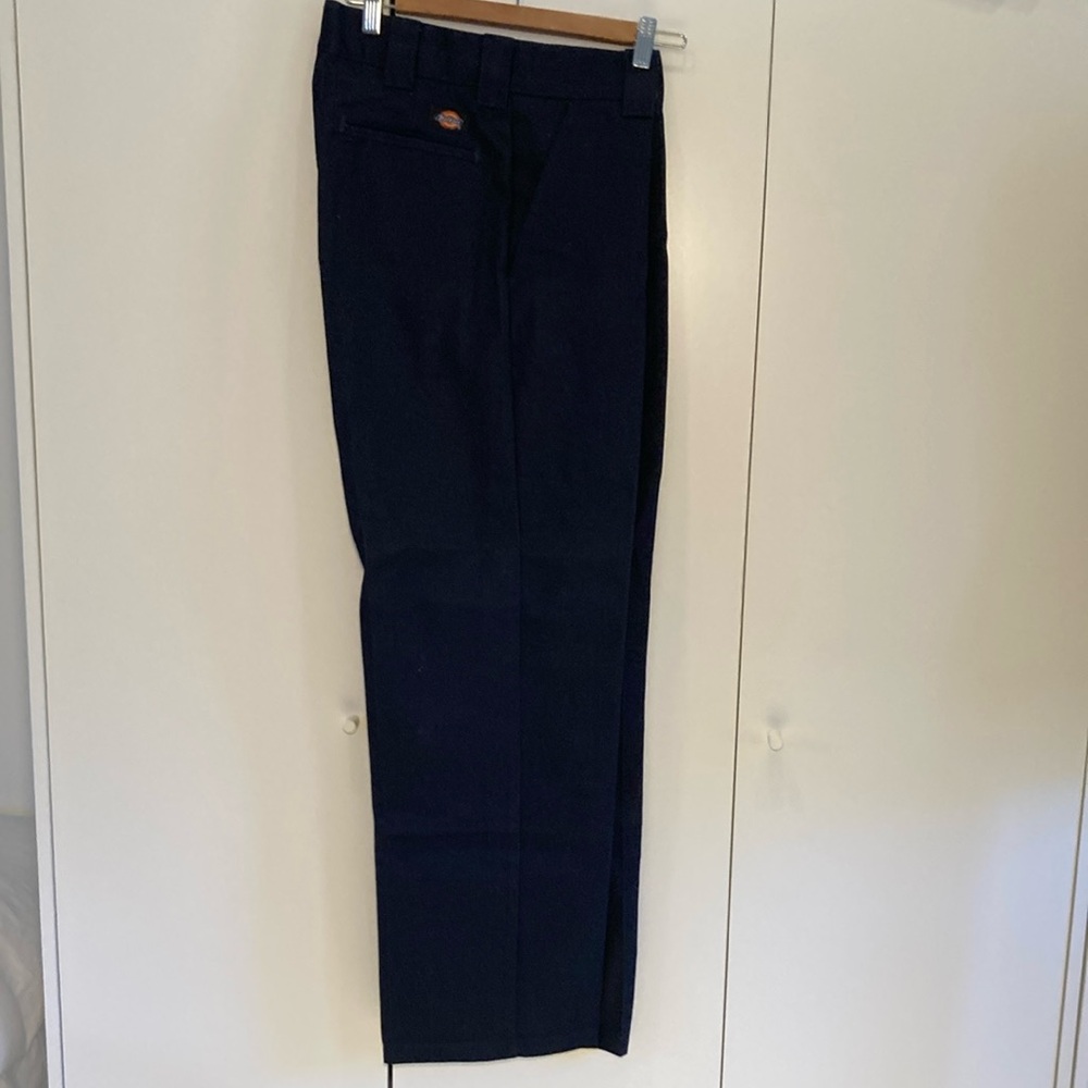 Dickies relaxed straight navy pants 34/32